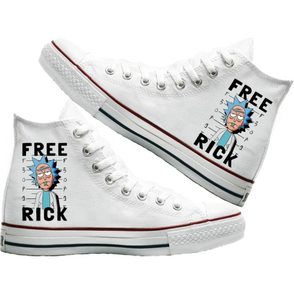 Art Fashion Free Rick Tasarım Unisex Canvas Ayakkabı Spor Ayakkabı Fiyatı
