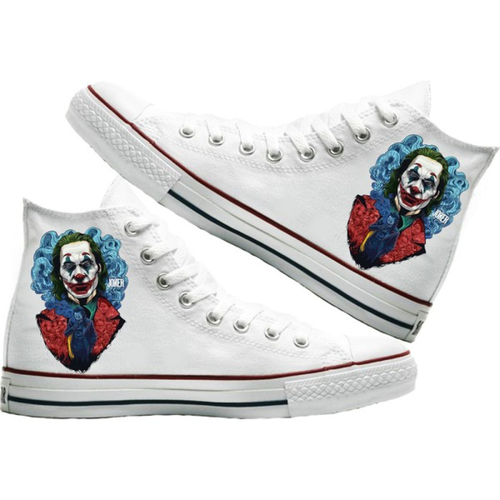 Art Fashion Joker Baskılı Unisex Canvas Ayakkabı Spor Ayakkabı Fiyatı