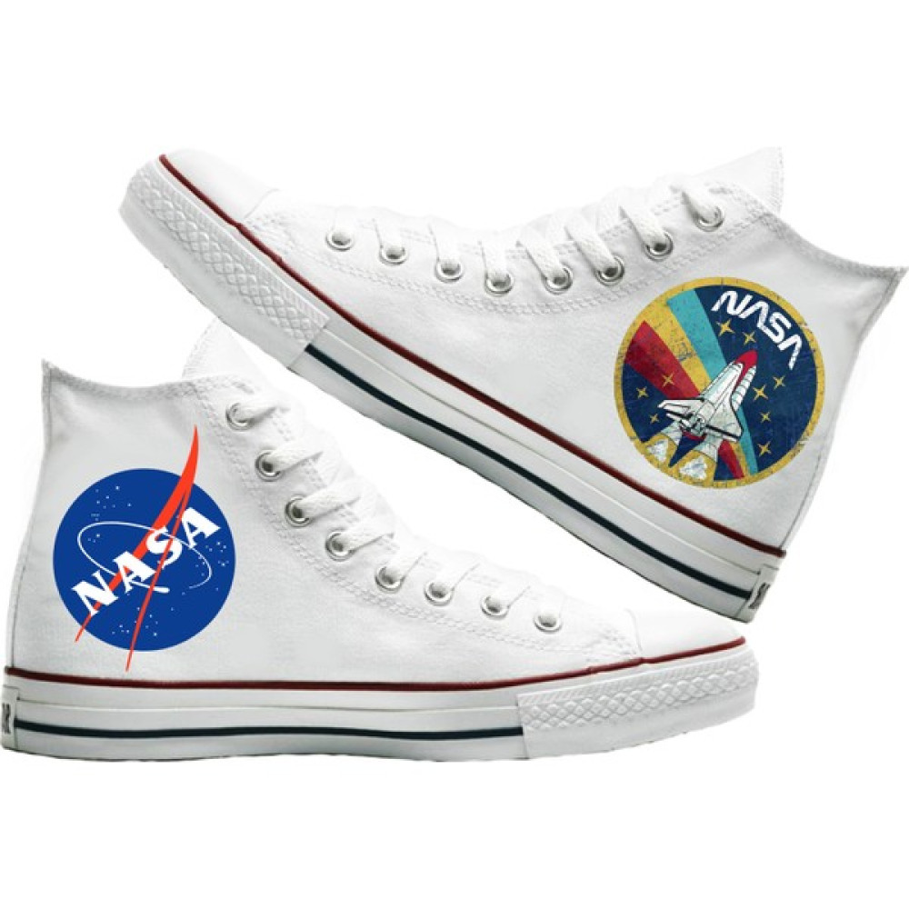 Art Fashion Nasa Baskılı Unisex Canvas Ayakkabı Spor Ayakkabı Fiyatı