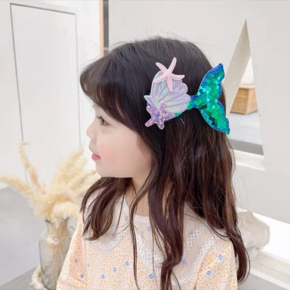 Art husband Denizkızı Saç Tokası Kuyruk Kız Saç Aksesuarları Kabuk Sevimli Karikatür Denizyıldızı Kafa Bandı Headdress Saç Tokası (Yurt Dışından) Toka, Taç & Saç Bandı Fiyatı