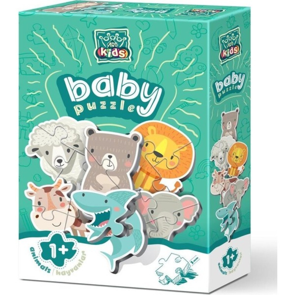 Art Kids Bebek Puzzle Yapboz Hayvanlar Oto Boyaları Fiyatı
