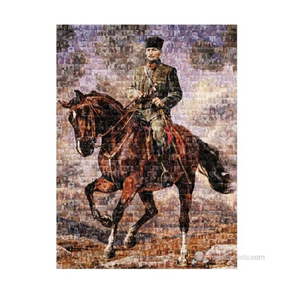 Art Puzzle 1000 Parça Puzzle Gazi Mustafa Kemal Sakarya İsimli Atıyla Kolaj - Standart Puzzle & Aksesuarları Fiyatı