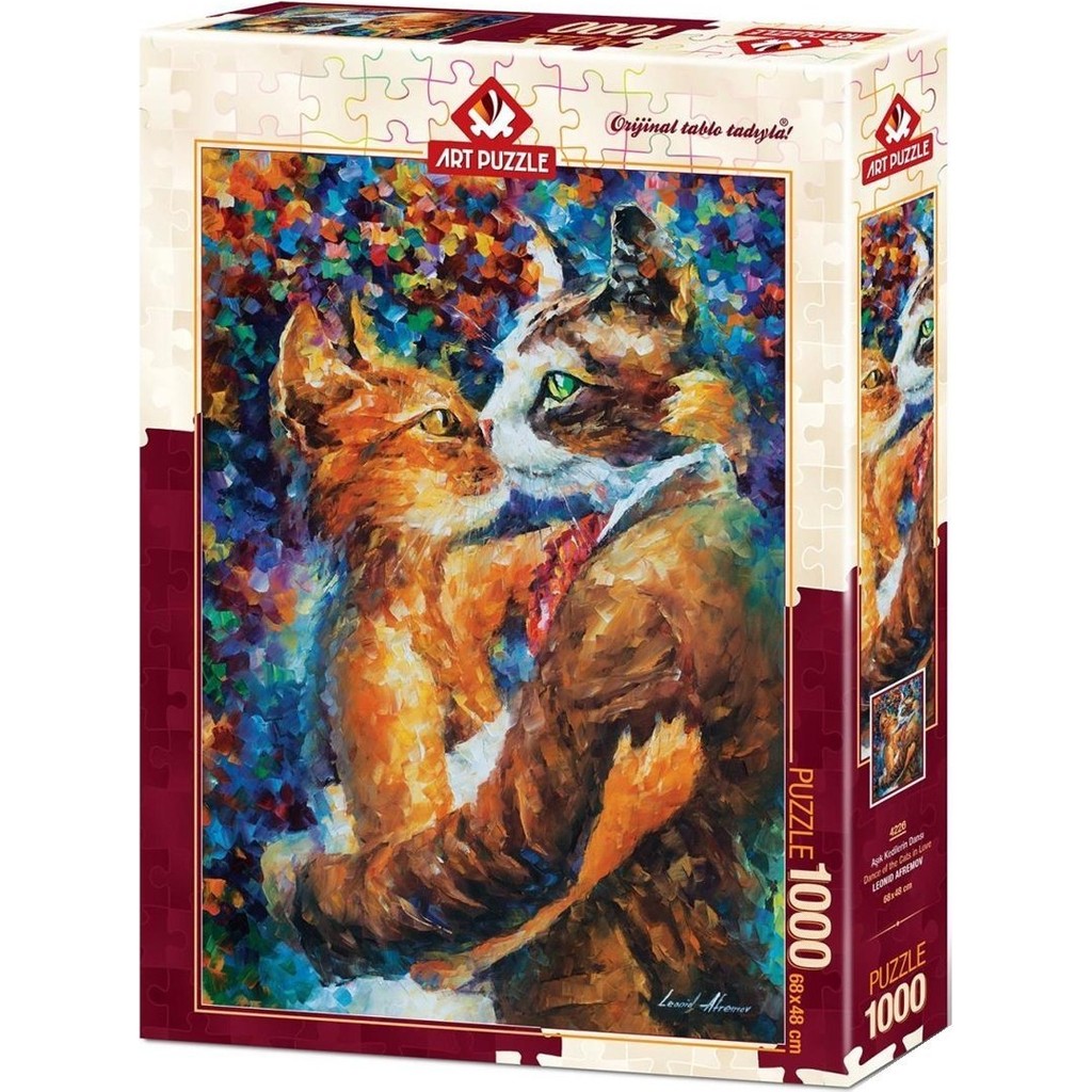 Art Puzzle 4226 Art Puzzle Aşık Kedilerin Dansı 1000 Parça Puzzle Anne Bebek Oyuncak Fiyatı