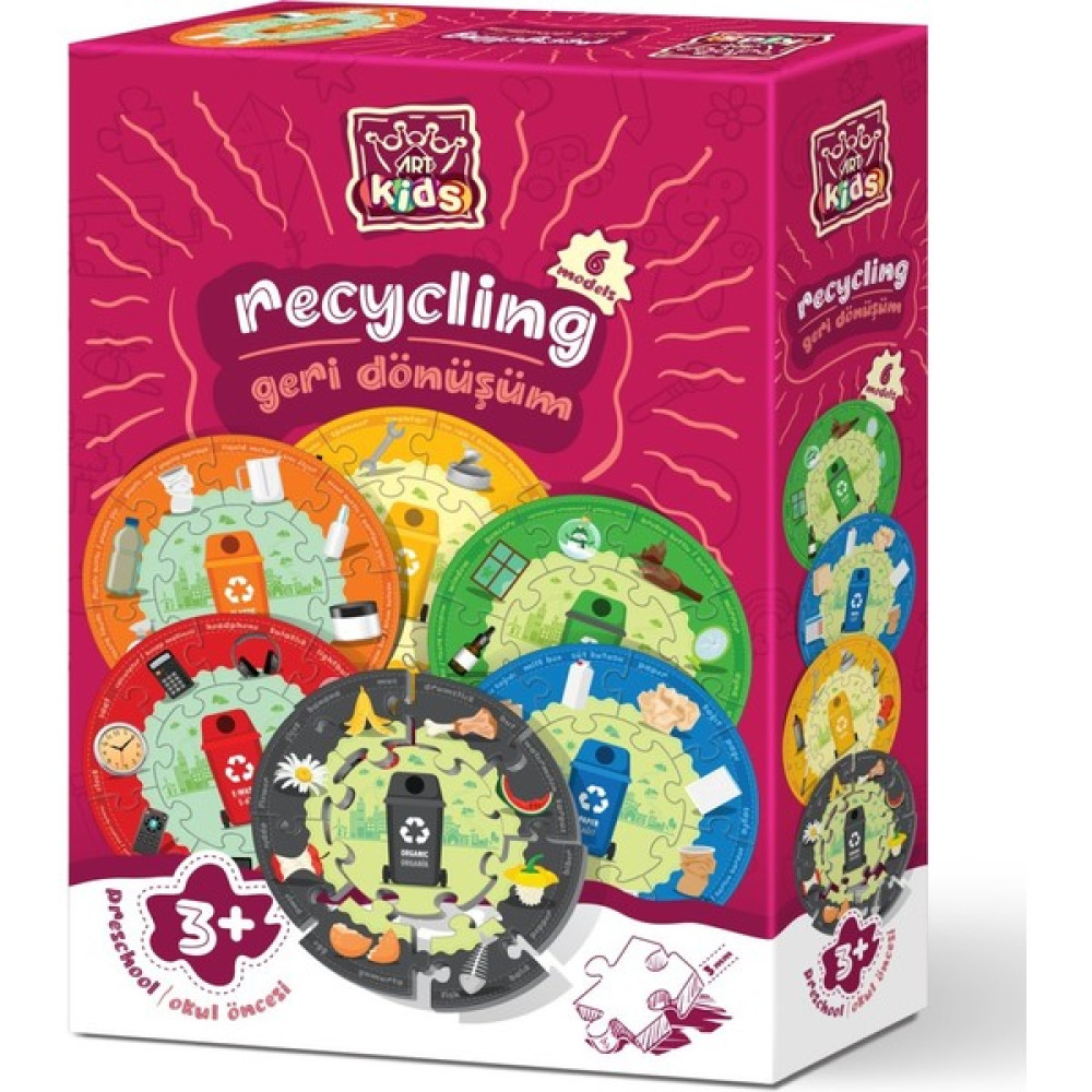 Art Puzzle Art Kids Geri Dönüşüm Eğitici Oyuncak Fiyatı