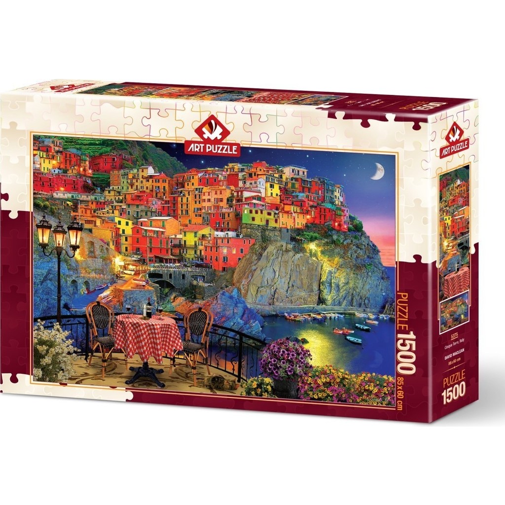 Art Puzzle Cinque Terre, Italy 1500 Parça Puzzle 85 x 60 cm Zorluğu Kaliteli Materyal Anne Bebek Oyuncak Fiyatı