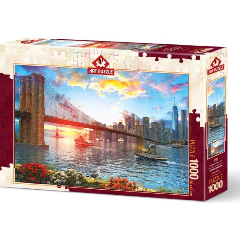 Art Puzzle New York'ta Günbatımı 1000 Parça Puzzle 5185 Puzzle & Aksesuarları Fiyatı