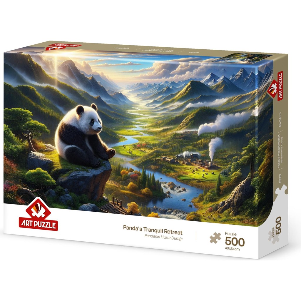 Art Puzzle Pandanın Huzur Durağı 500 Parça Puzzle Anne Bebek Oyuncak Fiyatı