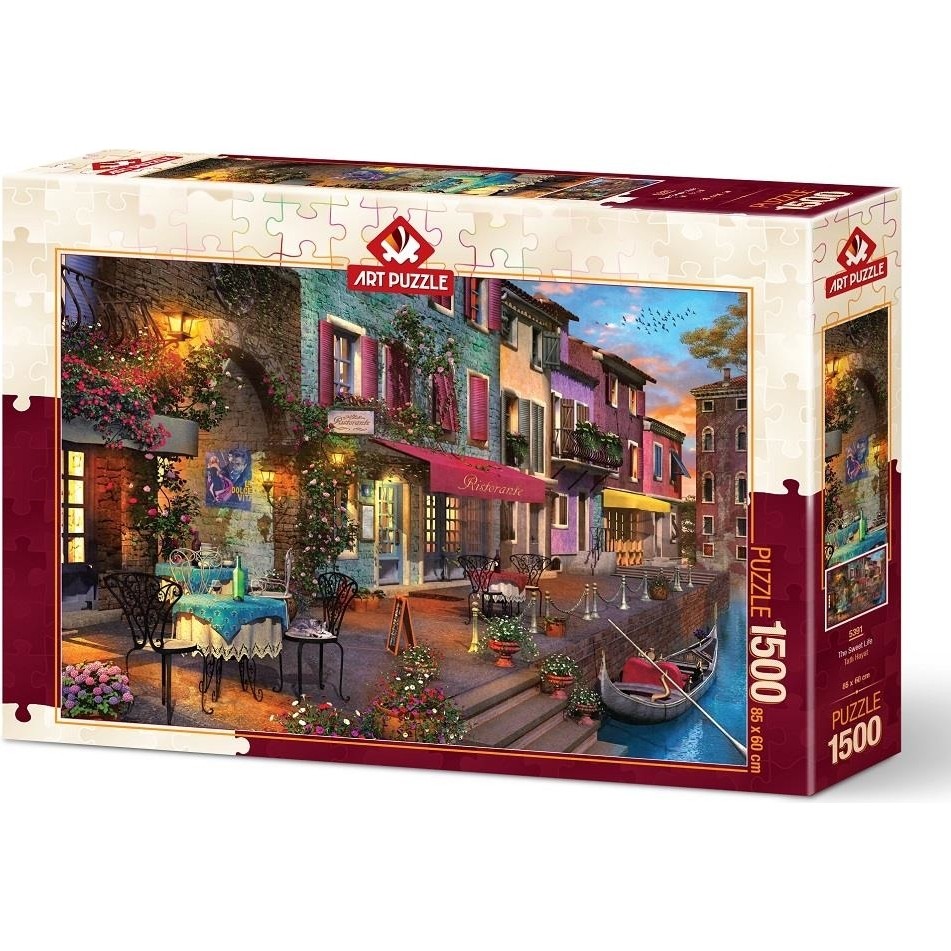 Art Puzzle Tatlı Hayat 1500 Parça Puzzle 85 x 60 cm Zorlu Hobi Deneyimi Anne Bebek Oyuncak Fiyatı