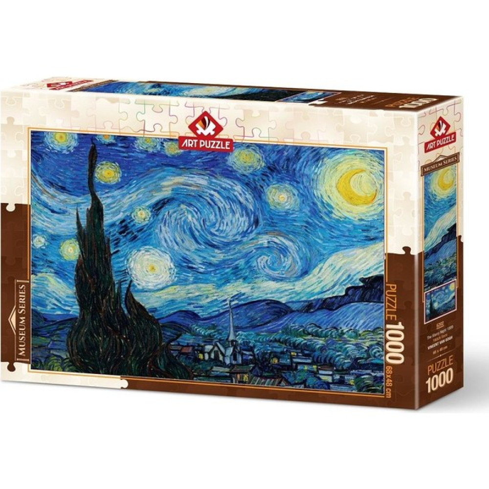 Art Puzzle Yıldızlı Gece, 1889 1000 Parça Puzzle Puzzle & Aksesuarları Fiyatı