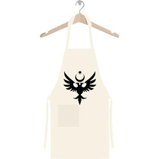 Art T-shirt Çift Başlı Kartal Mutfak Önlüğü