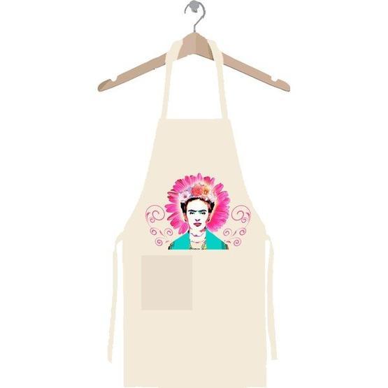 Art T-shirt Frida Gerbera Mutfak Önlüğü