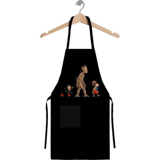Art T-shirt Groot Pinokyo Mutfak Önlüğü Mutfak Önlüğü Fiyatı