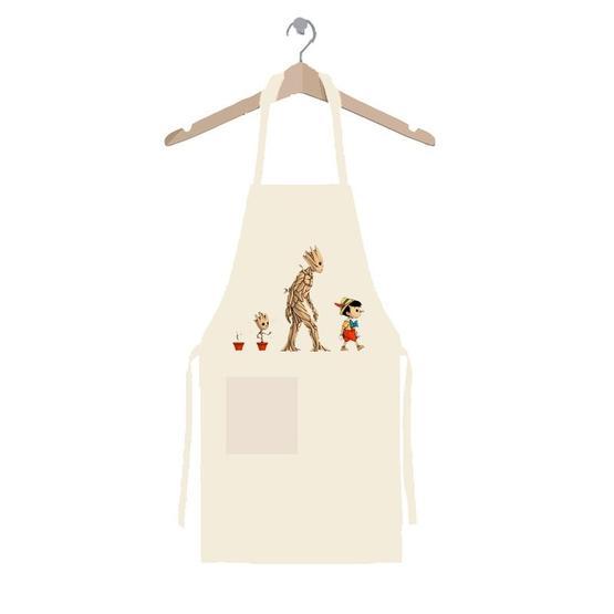 Art T-shirt Groot Pinokyo Mutfak Önlüğü
