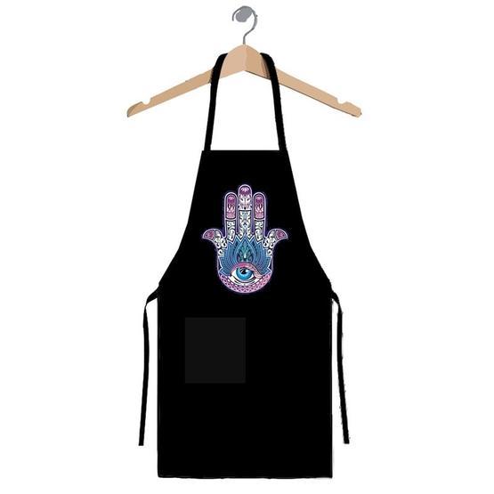 Art T-shirt Hamsa Hand Mutfak Önlüğü