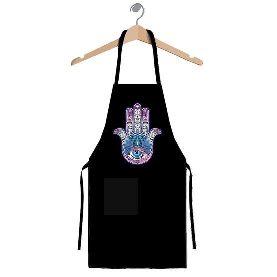 Art T-shirt Hamsa Hand Mutfak Önlüğü