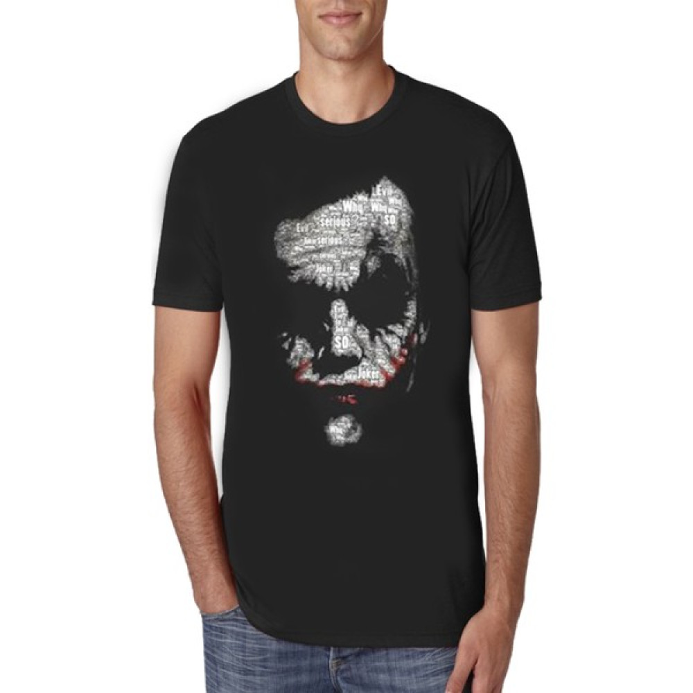 Art T-Shirt Joker Why So Serious Tasarım Tişört Erkek T-shirt Fiyatı