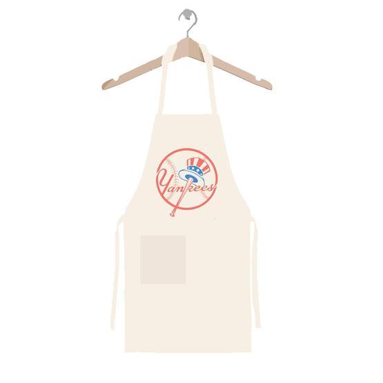 Art T-shirt NY Yankees Logo Mutfak Önlüğü