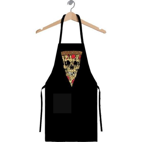 Art T-shirt Pizza Face Mutfak Önlüğü