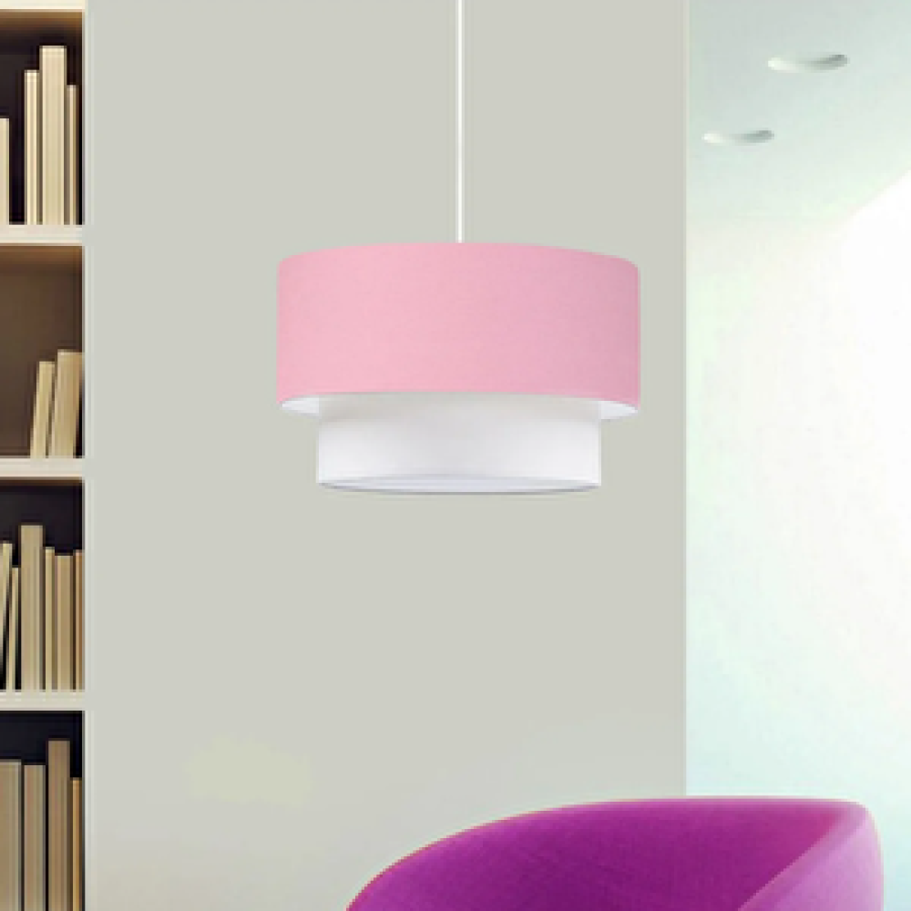 Art ve Gift Artgift Pasta Tekli Sarkıt Avize Pembe Kumaş Yatak Odası Çocuk Odası Salon Avize Avize Fiyatı