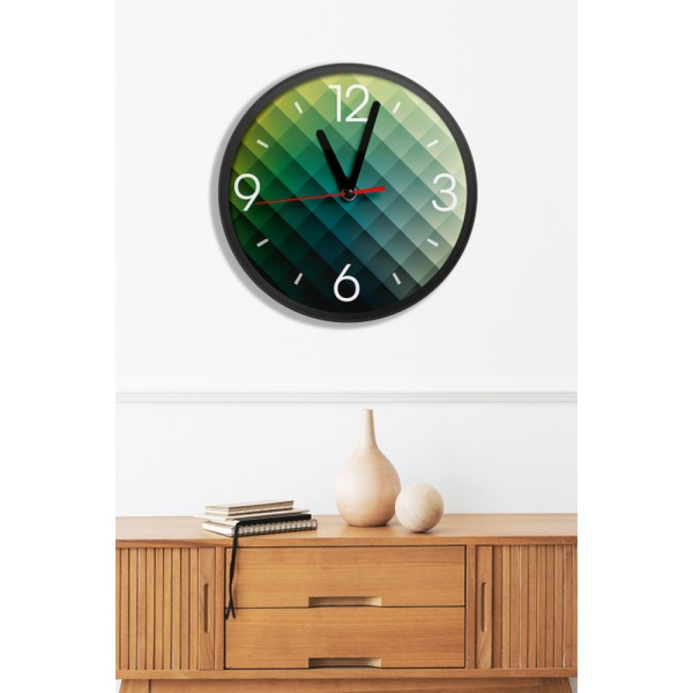 Artavessa Dekoratif Ahşap Mdf 3D Efektli 5mm Duvar Saati - Renkli - 29 cm Dekoratif Saat Fiyatı