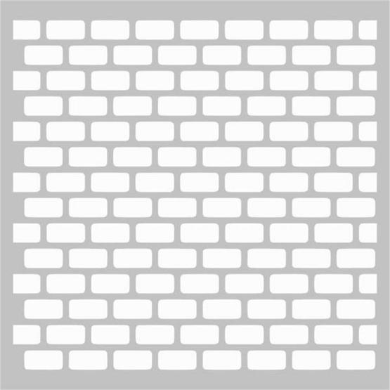 Artdeco 130 Tuğla Deseni 30x30 cm Stencil Boyama Şablonu Yardımcı Malzeme Fiyatı