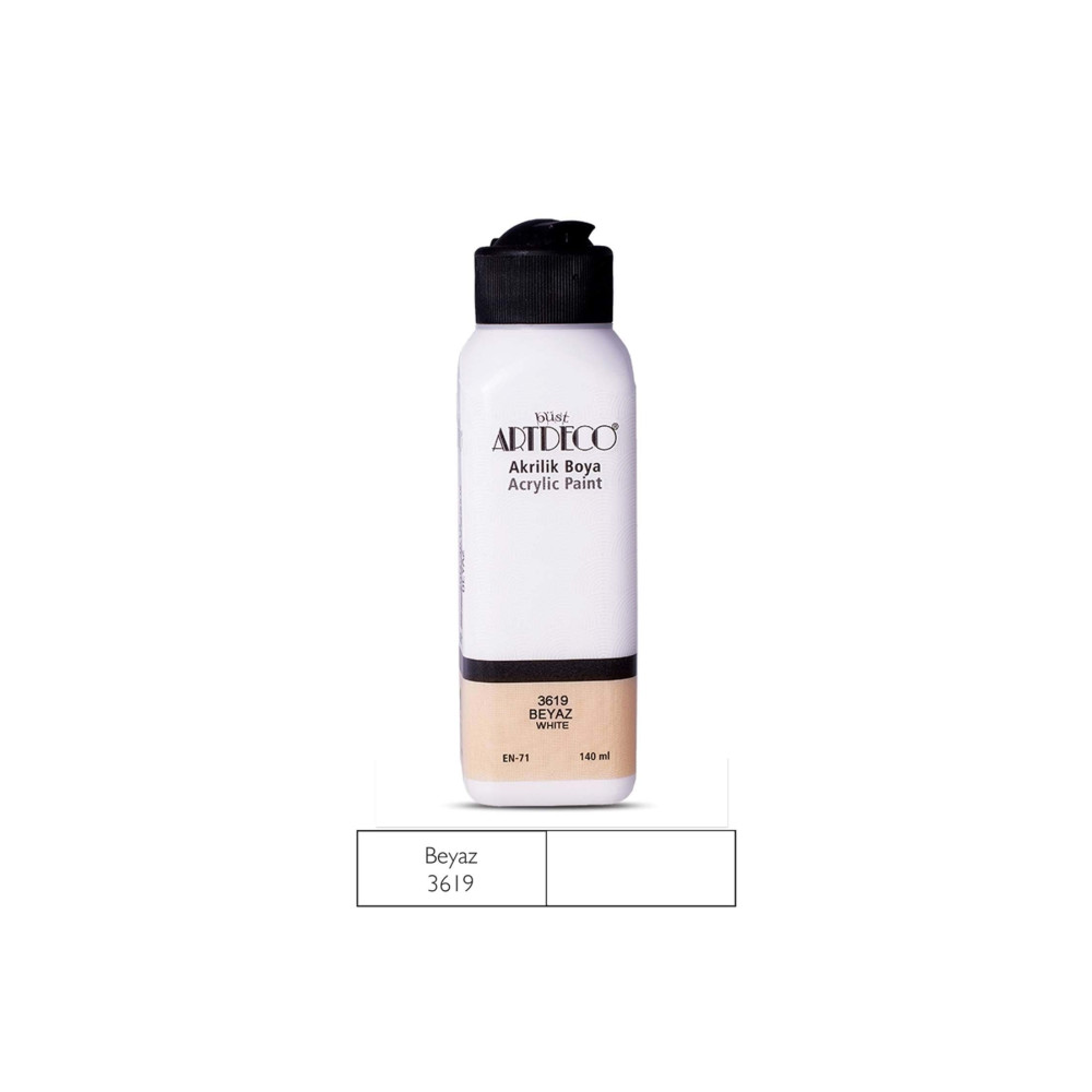 Artdeco Akrilik Boya 140ml Beyaz 3619 Akrilik Boya Fiyatı