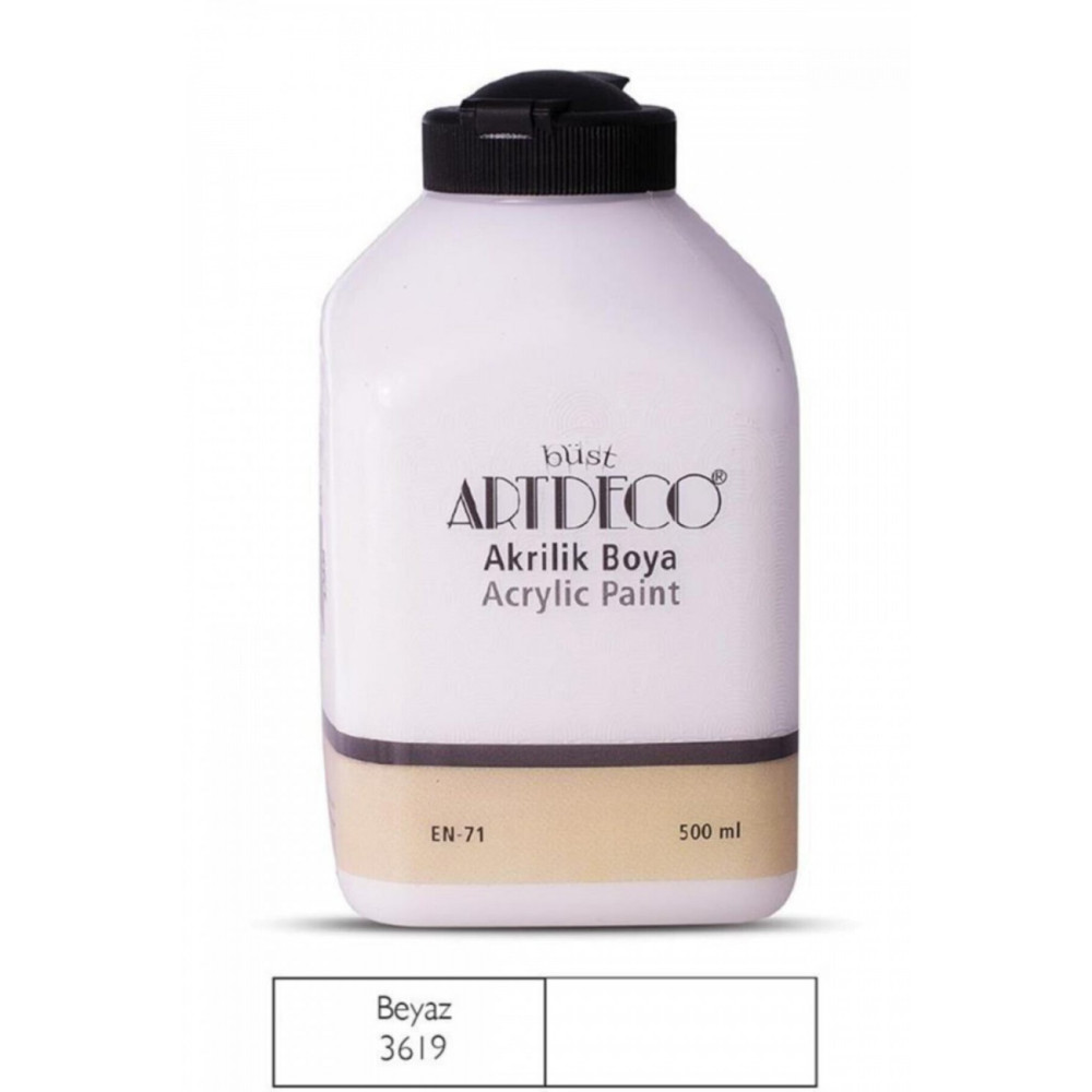 Artdeco Akrilik Boya 500 ml Beyaz 3619 Akrilik Boya Fiyatı