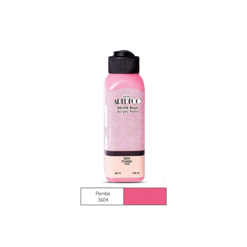 Artdeco Akrilik Boya 70r-3604 140 mm Pembe Akrilik Boya Fiyatı