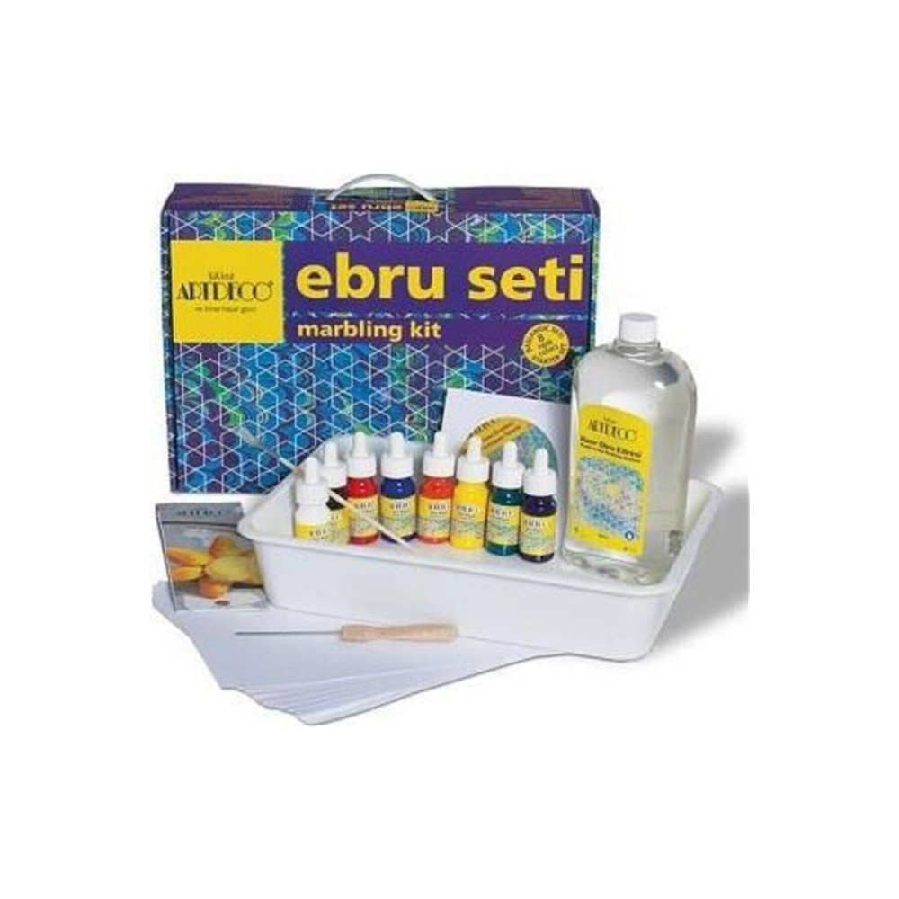 Artdeco Ebru Başlangıç Seti 8 Renk Y-016 Es-8 Sanatsal Malzemeler Fiyatı
