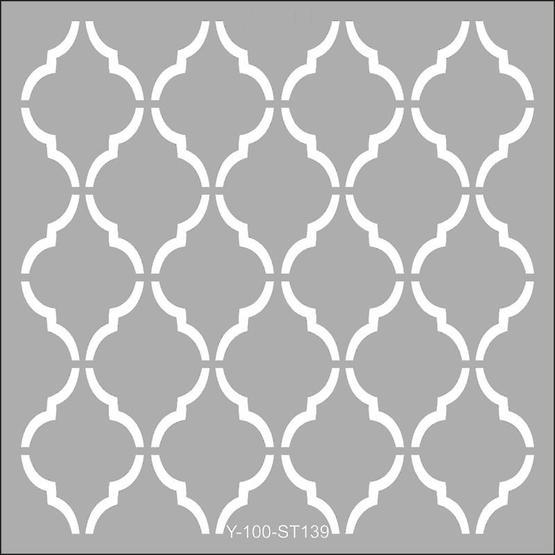 Artdeco Fas Bordür 139 30x30 cm Stencil