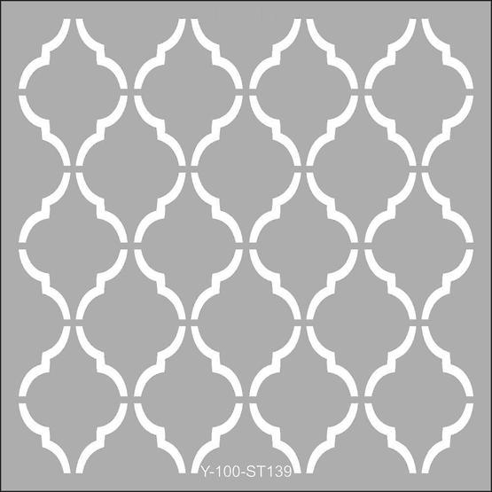 Artdeco Fas Bordür 139 30x30 cm Stencil