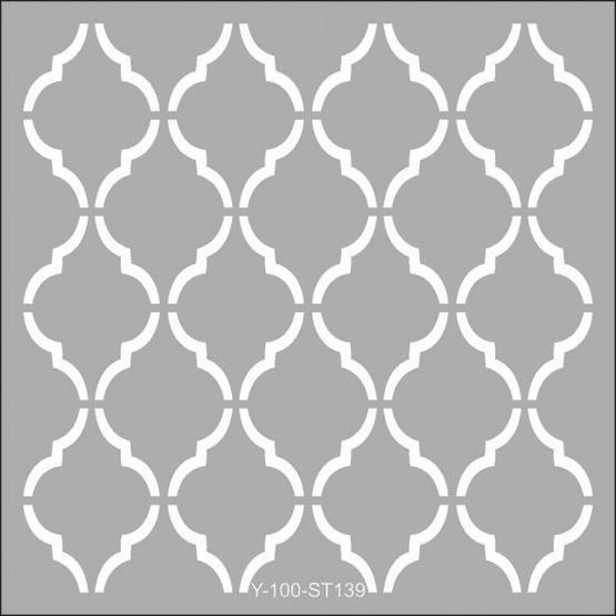 Artdeco Fas Bordür 139 30x30 cm Stencil