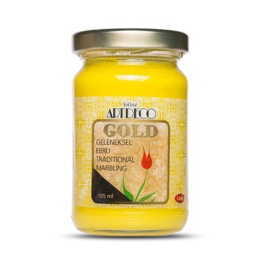 Artdeco Gold 105ml Sarı Geleneksel Ebru Boyası