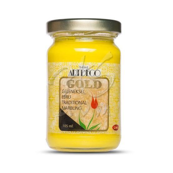 Artdeco Gold 105ml Sarı Geleneksel Ebru Boyası