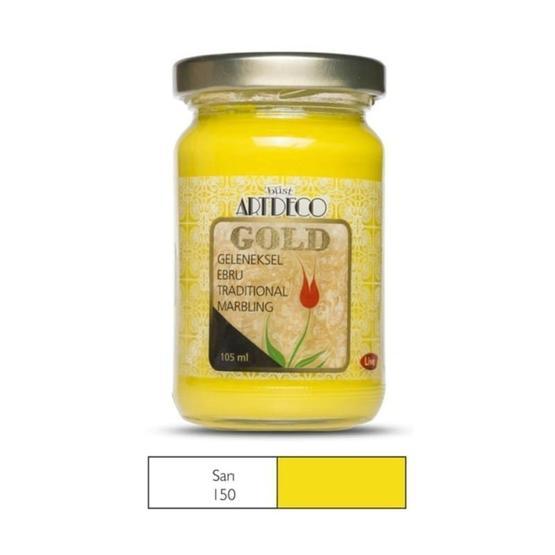 Artdeco Gold 105ml Sarı Geleneksel Ebru Boyası