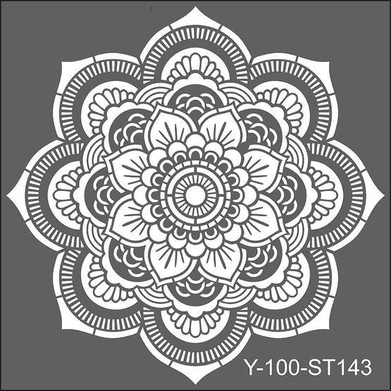 Artdeco Mandala 143 30x30 cm Stencil