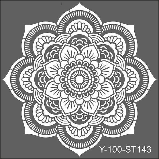 Artdeco Mandala 143 30x30 cm Stencil
