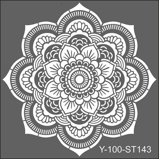 Artdeco Mandala 143 30x30 cm Stencil Yardımcı Malzeme Fiyatı