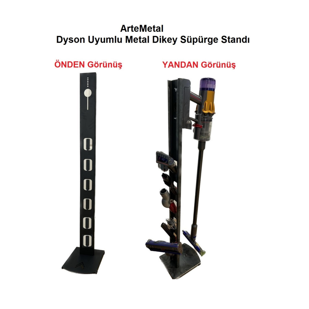 ARTE METAL Dyson Uyumlu Metal Dikey Süpürge Standı Elektrikli Süpürge Aksesuarları Fiyatı