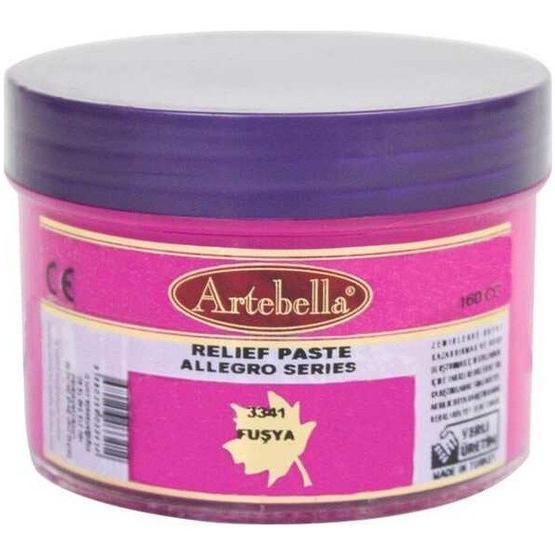 Artebella 3341 Fuşya 160 cc Allegro Rölyef Pasta