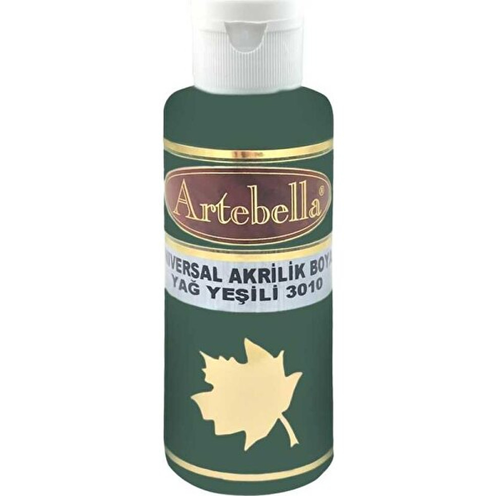 Artebella Akrilik Opak Boya  130Cc - N:3010 Yağ Yeşili Akrilik Boya Fiyatı