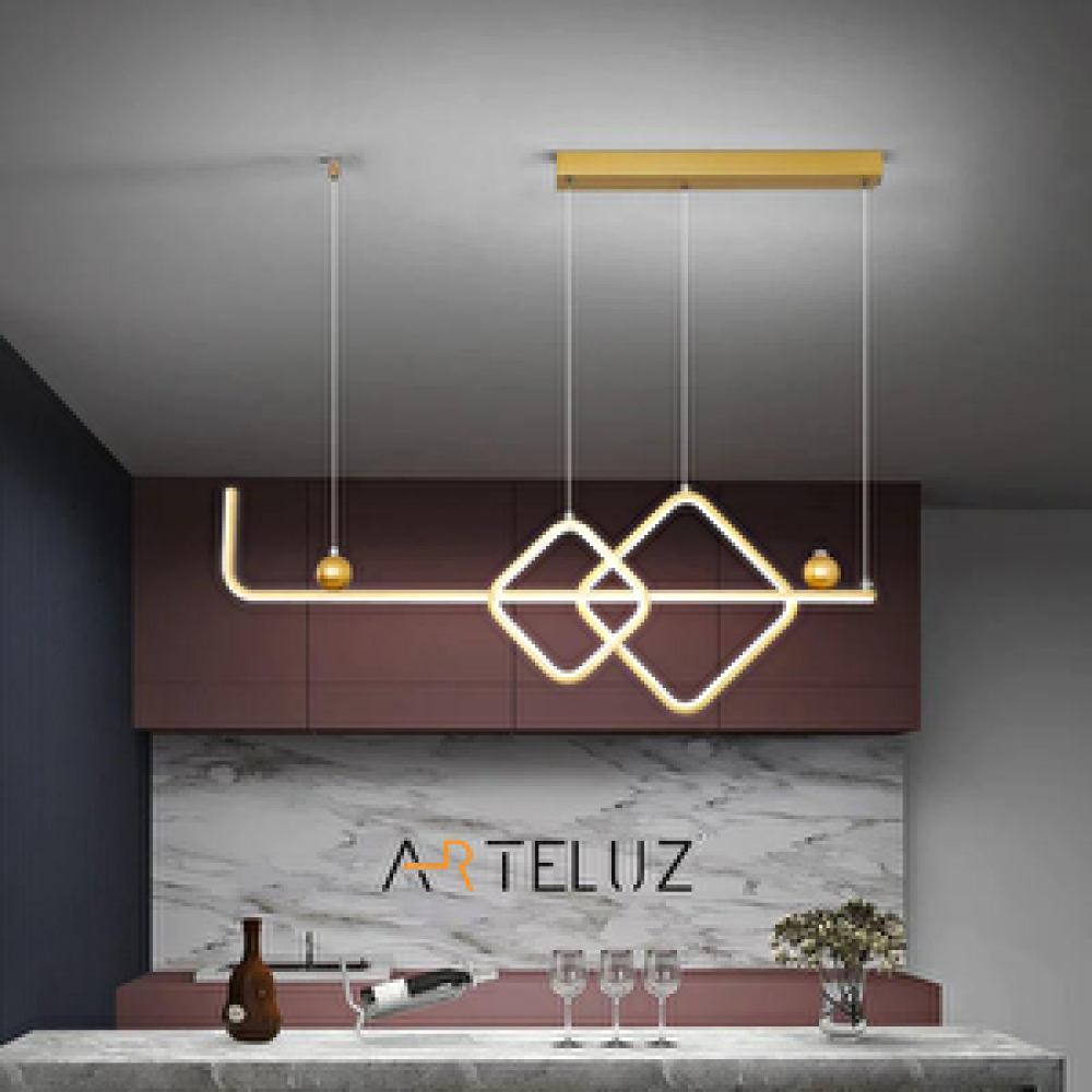 Arteluz Modern 2'li Üçgen Model Led Sarkıt Avize Avize Fiyatı