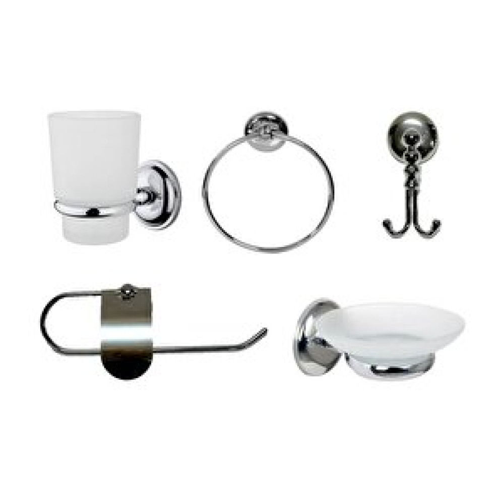 Artema New Banyo Set 4 (banyo Aksesuar Seti) Kağıt Havluluk+ Yuvarlak Havluluk+askı+diş Fırçalık+katı Sabunluk Havluluk Fiyatı