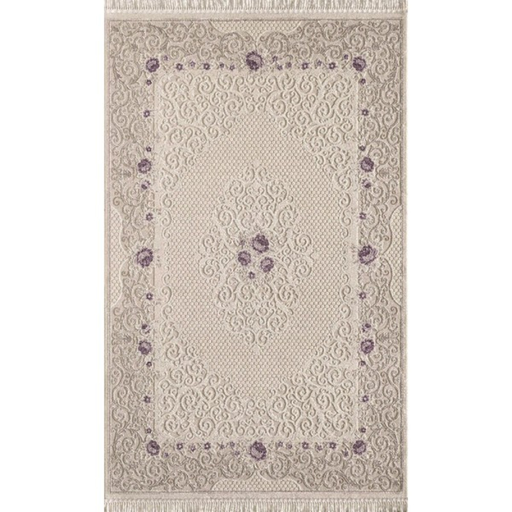 Artemis Halı Prato 080 x 150 1224C Lila Saçaklı-Klasik Halı - 80 x 150 cm - Renkli Salon Halısı Fiyatı