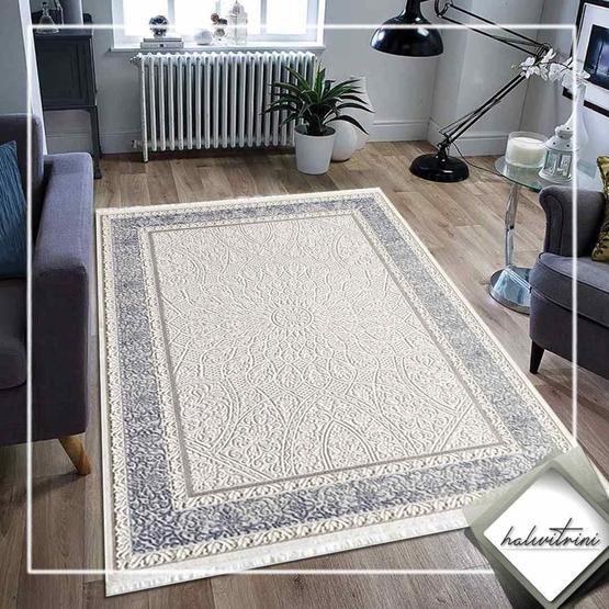 Artemis Style 5028A Mavi Kemik 150x233 cm Salon Halısı
