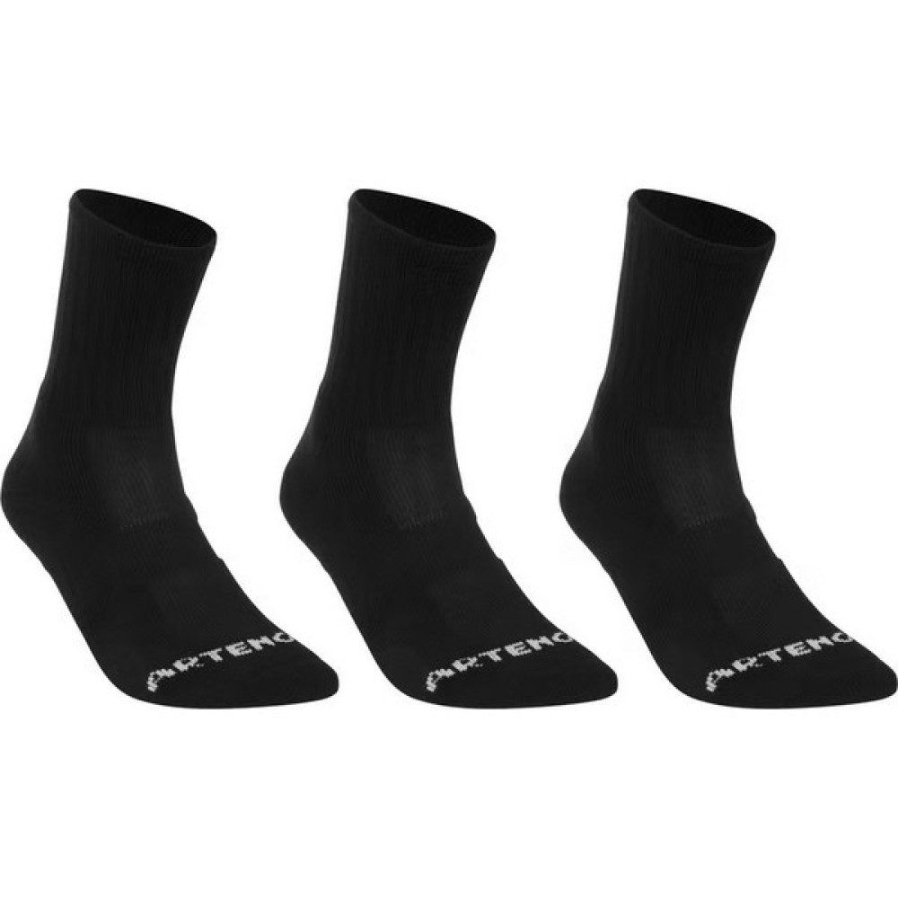 ARTENGO Uzun Boy Konçlu Tenis Çorabı - 3'lü Paket - Siyah - Rs 500 - 39 - 42 Oto Boyaları Fiyatı