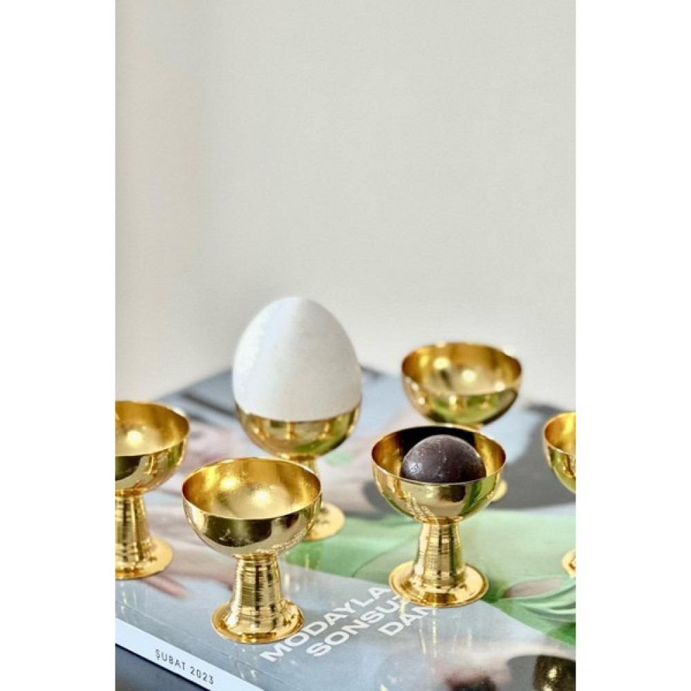 Arter Home Ball 6'Lı Gold Yumurtalık & Lokumluk Servis Tepsisi Fiyatı