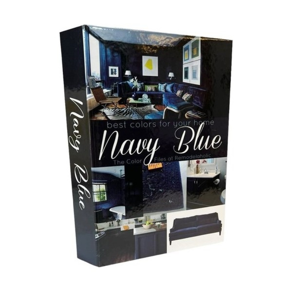 Arter Home Dekoratif Kitap Kutu - Navy Blue Eşya Saklama Kutusu Fiyatı