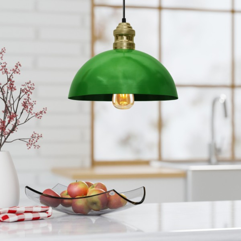 Art&Gift Kugel Metal Sarkıt Avize Mutfak Ofis Hol Yeşil Avize Fiyatı