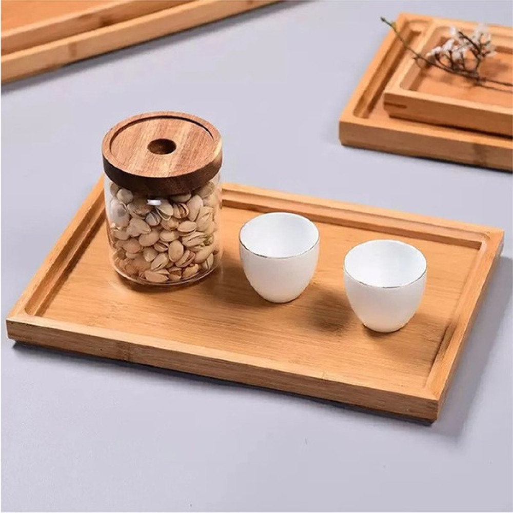 Arthane Bambu Çok Amaçlı Düzenleyici Sunum Tepsisi (25 cm x 15 Cm) Servis Tepsisi Fiyatı